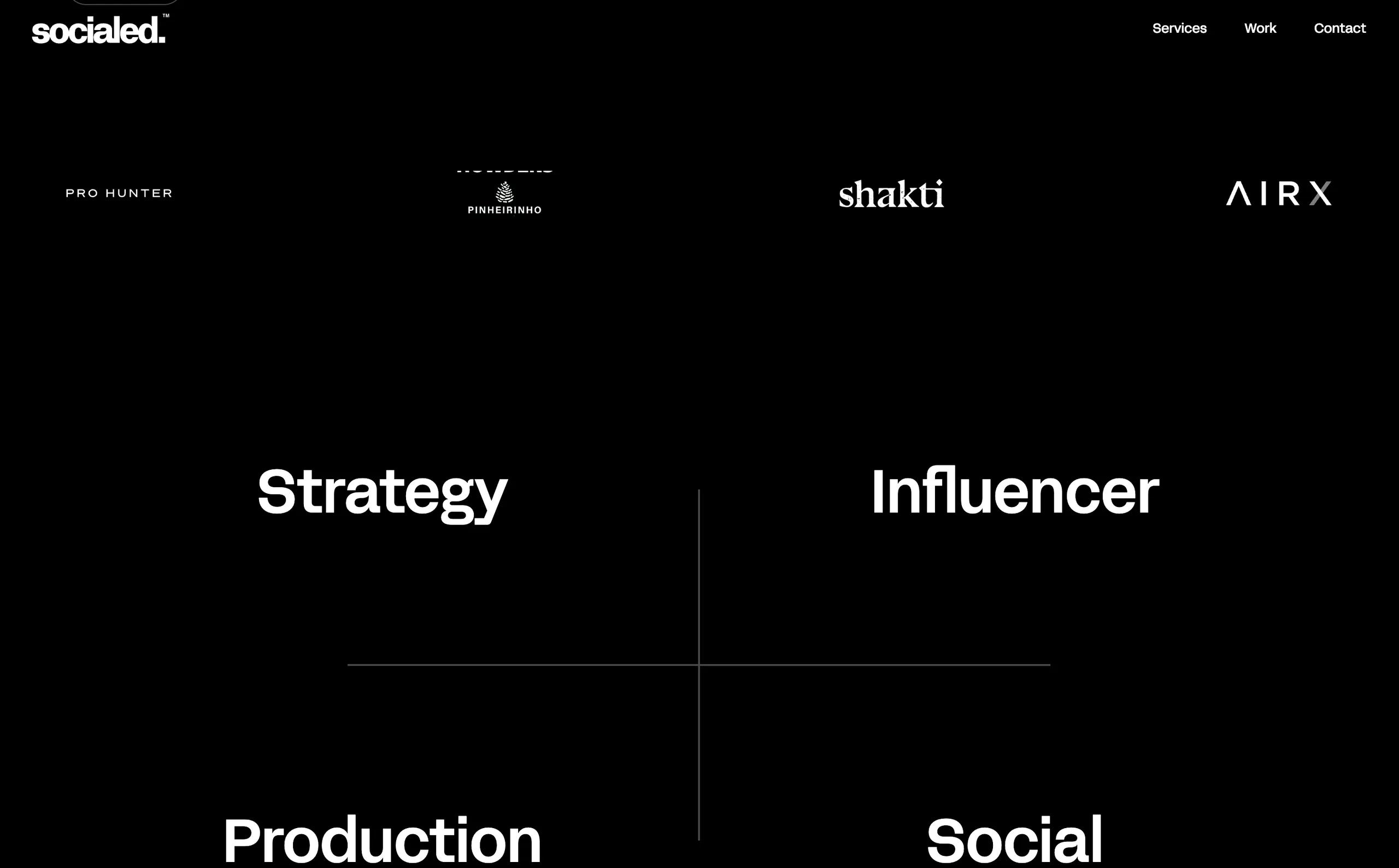 Socialed website by Sam Hills - Custom Webflow Development