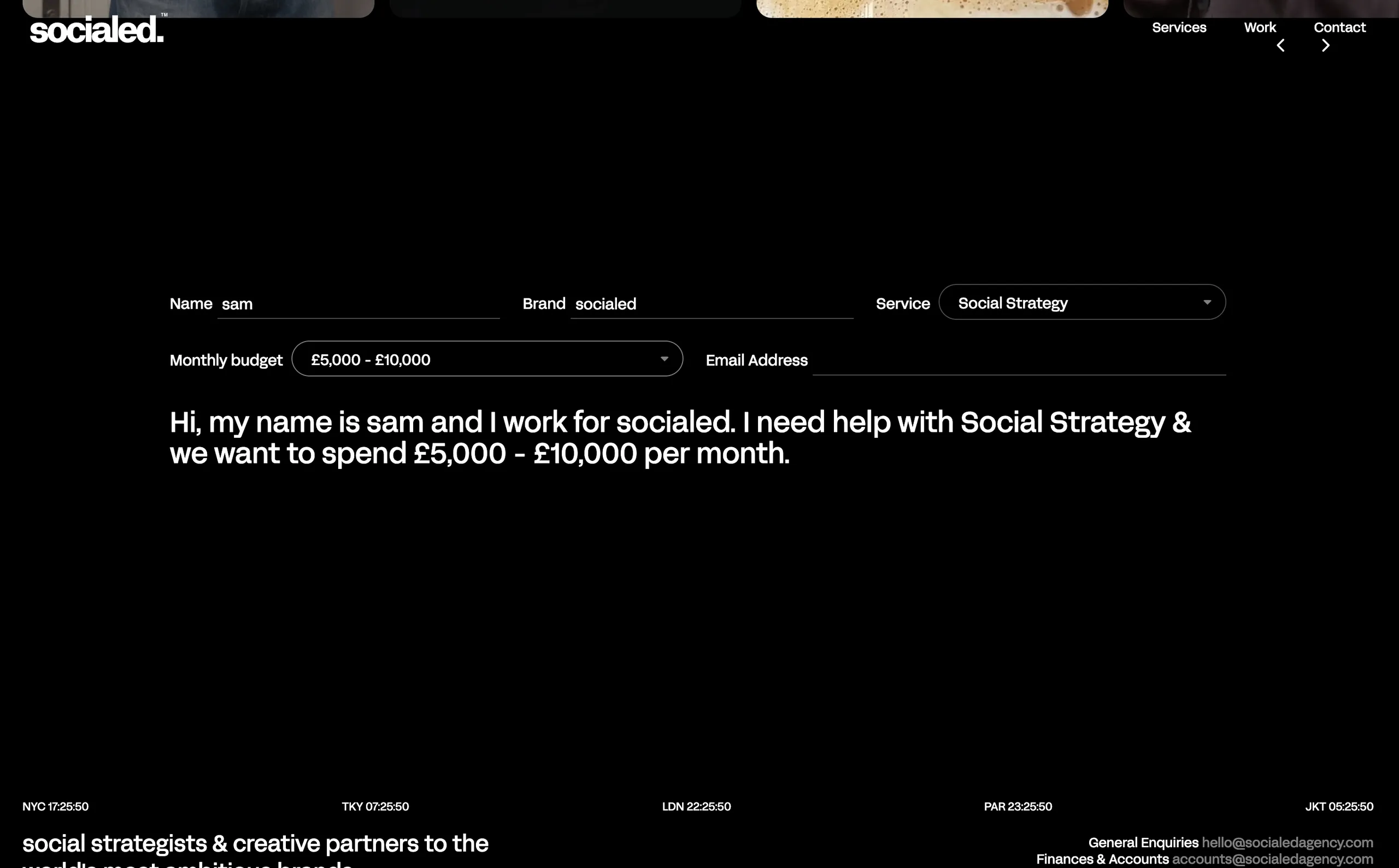 Socialed website by Sam Hills - Custom Webflow Development